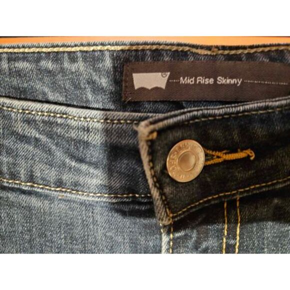 Levi's Mid Rise Skinny Size‎ 14 32/32 (V56) - Picture 3 of 3